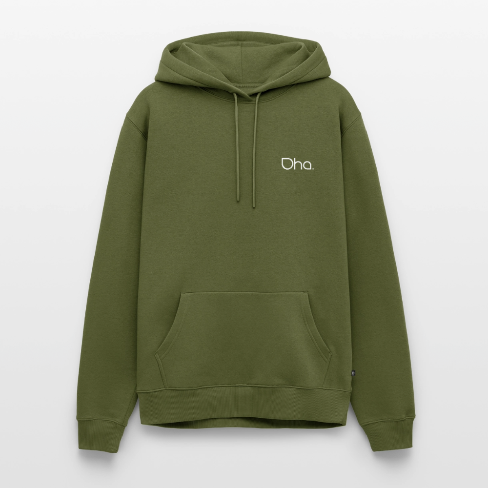 Oha (weiß) - Herren Premium Hoodie - Khaki