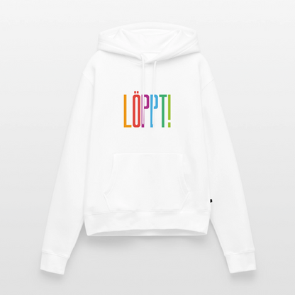 Damen Premium Hoodie - Löppt! - Weiß