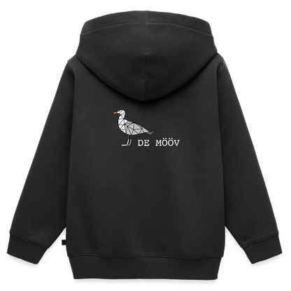 Kinder Premium Kapuzenjacke - de Mööv (weiss) - Schwarz