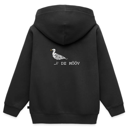 Kinder Premium Kapuzenjacke - de Mööv (weiss) - Schwarz