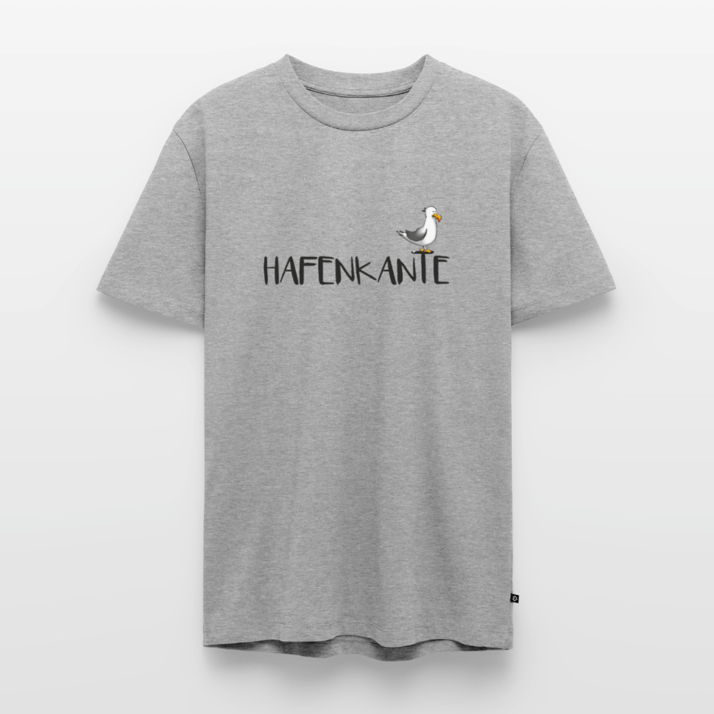 Hafenkante - Herren Premium Bio T-Shirt - Grau meliert