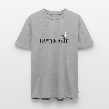 Hafenkante - Herren Premium Bio T-Shirt - Grau meliert