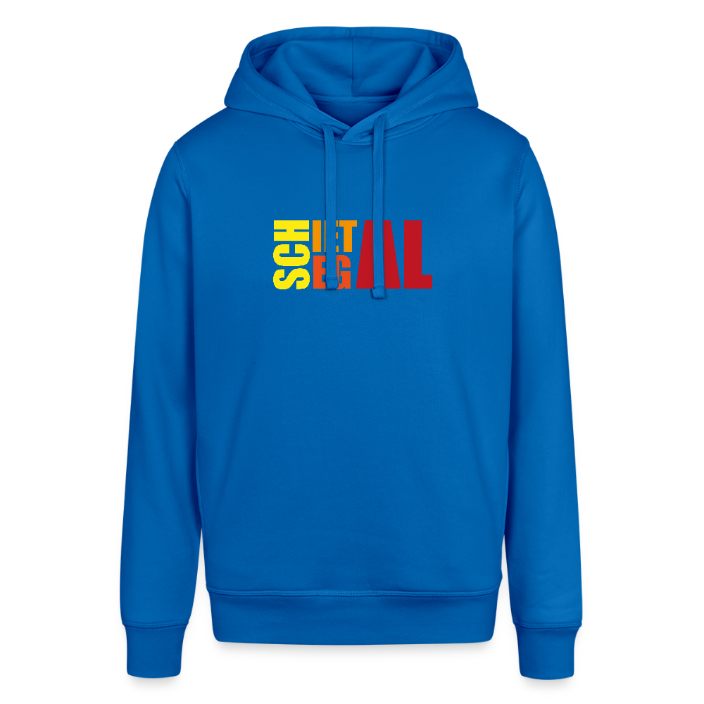 Unisex Bio-Hoodie - Schietegal - Königsblau