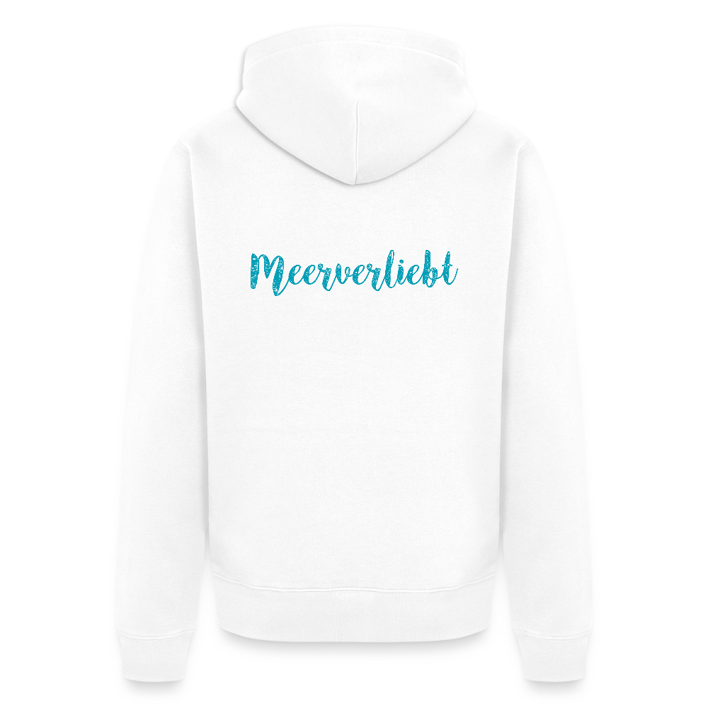 Herren Premium Kapuzenjacke - Meerverliebt - Weiß
