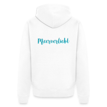 Herren Premium Kapuzenjacke - Meerverliebt - Weiß