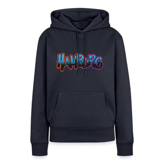 Damen Premium Hoodie - Hamburg - Navy