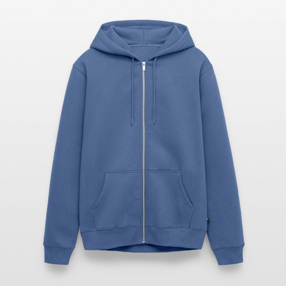 Meerchenhaft Herren Premium Kapuzenjacke im nordischen Stil - Taubenblau