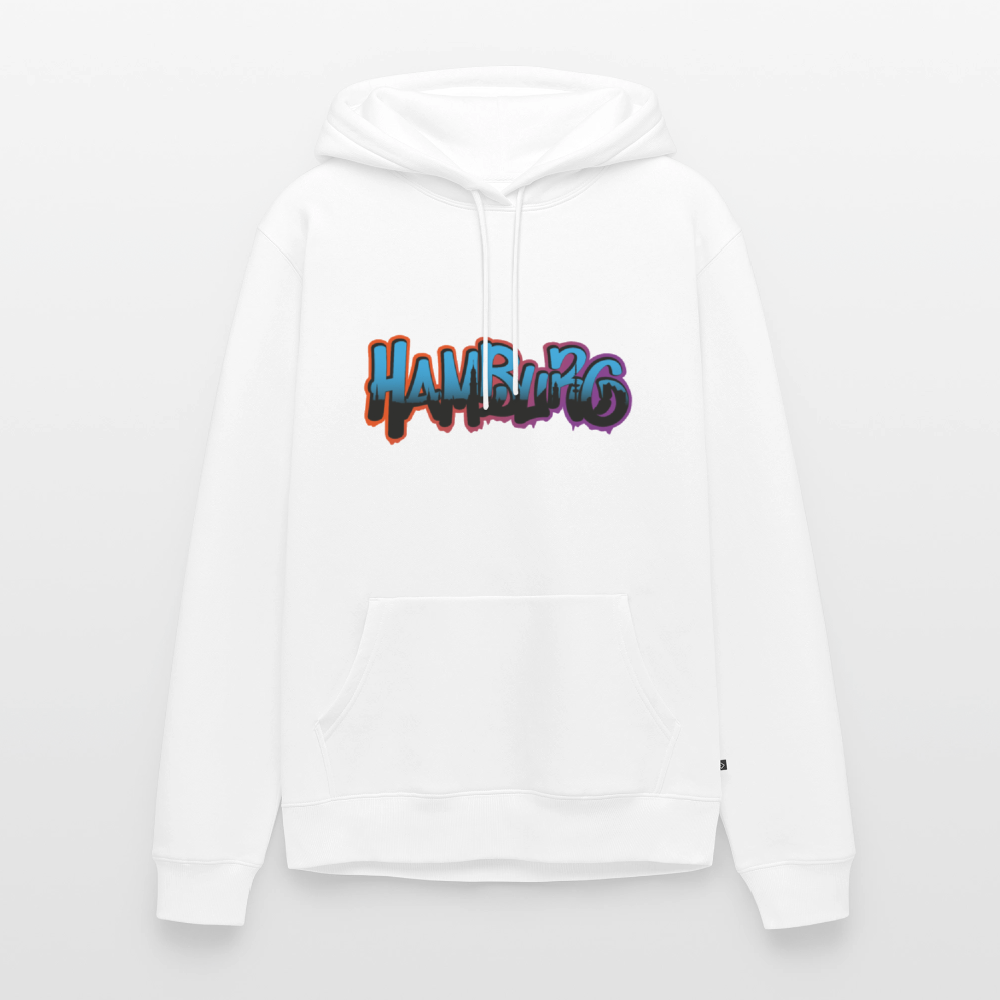 Herren Premium Hoodie - Hamburg - Weiß