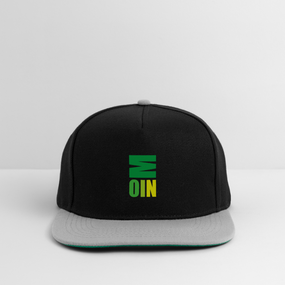 Snapback Cap - Moin Grün - Schwarz/Grau