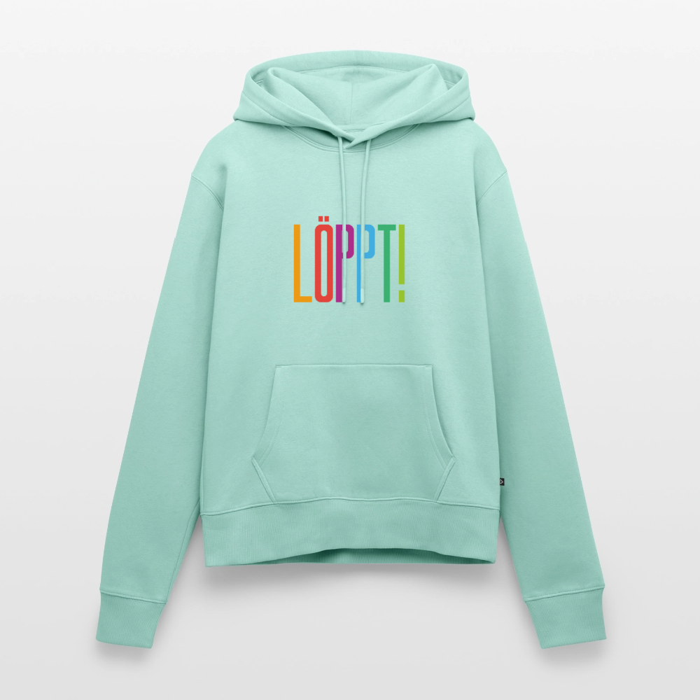 Damen Premium Hoodie - Löppt! - Mint 
