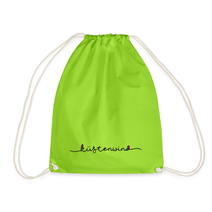 Küstenwind - Turnbeutel - Neongrün