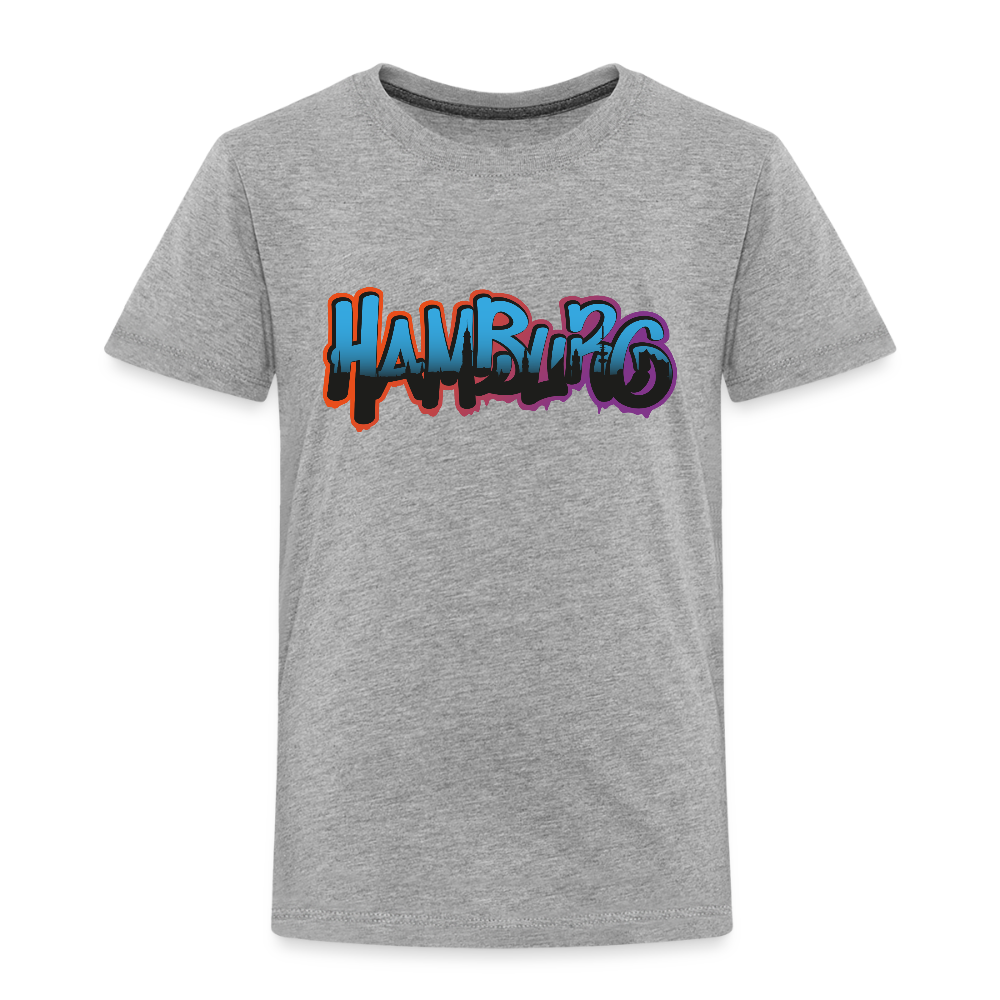 Kinder Premium T-Shirt - Hamburg - Grau meliert