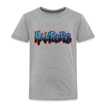 Kinder Premium T-Shirt - Hamburg - Grau meliert