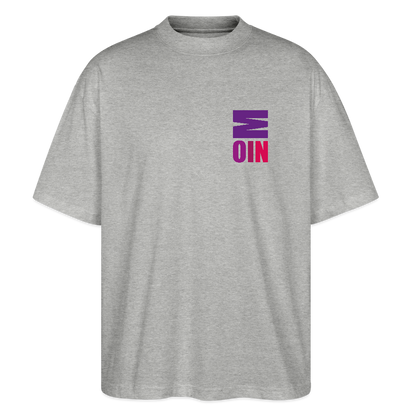 Unisex Oversize Bio-T-Shirt - Moin - Grau meliert
