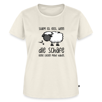 Damen Premium Bio T-Shirt - Schaf - Naturweiß