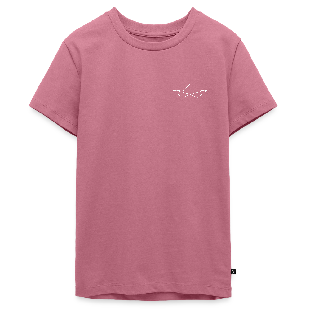 Teenager Premium T-Shirt - Origami Boot (weiss) - Mauve