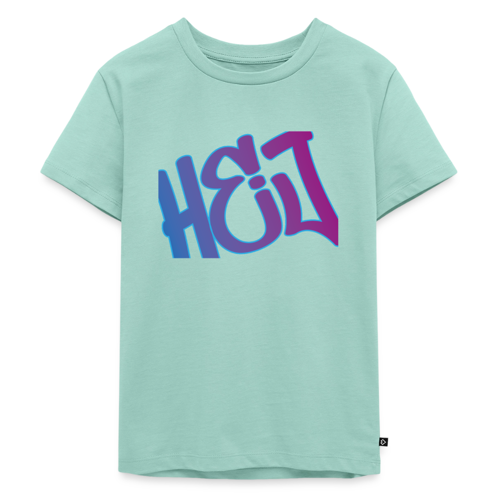Kinder Premium T-Shirt "Hej" - Mint 