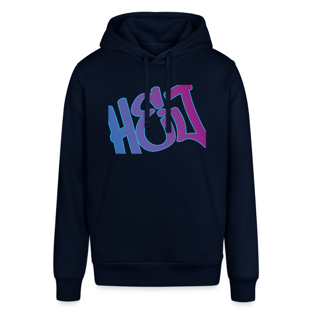 Unisex Bio-Hoodie - Hej - Navy