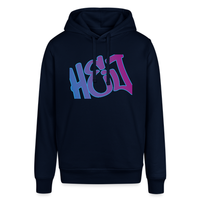Unisex Bio-Hoodie - Hej - Navy