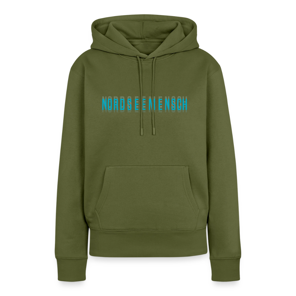 Nordseemensch - Damen Premium Hoodie - Khaki