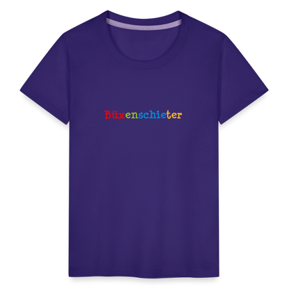 Kinder Premium T-Shirt - Büxenschieter - Lila