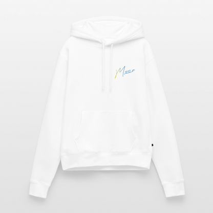 Damen Premium Hoodie - Meer - Weiß