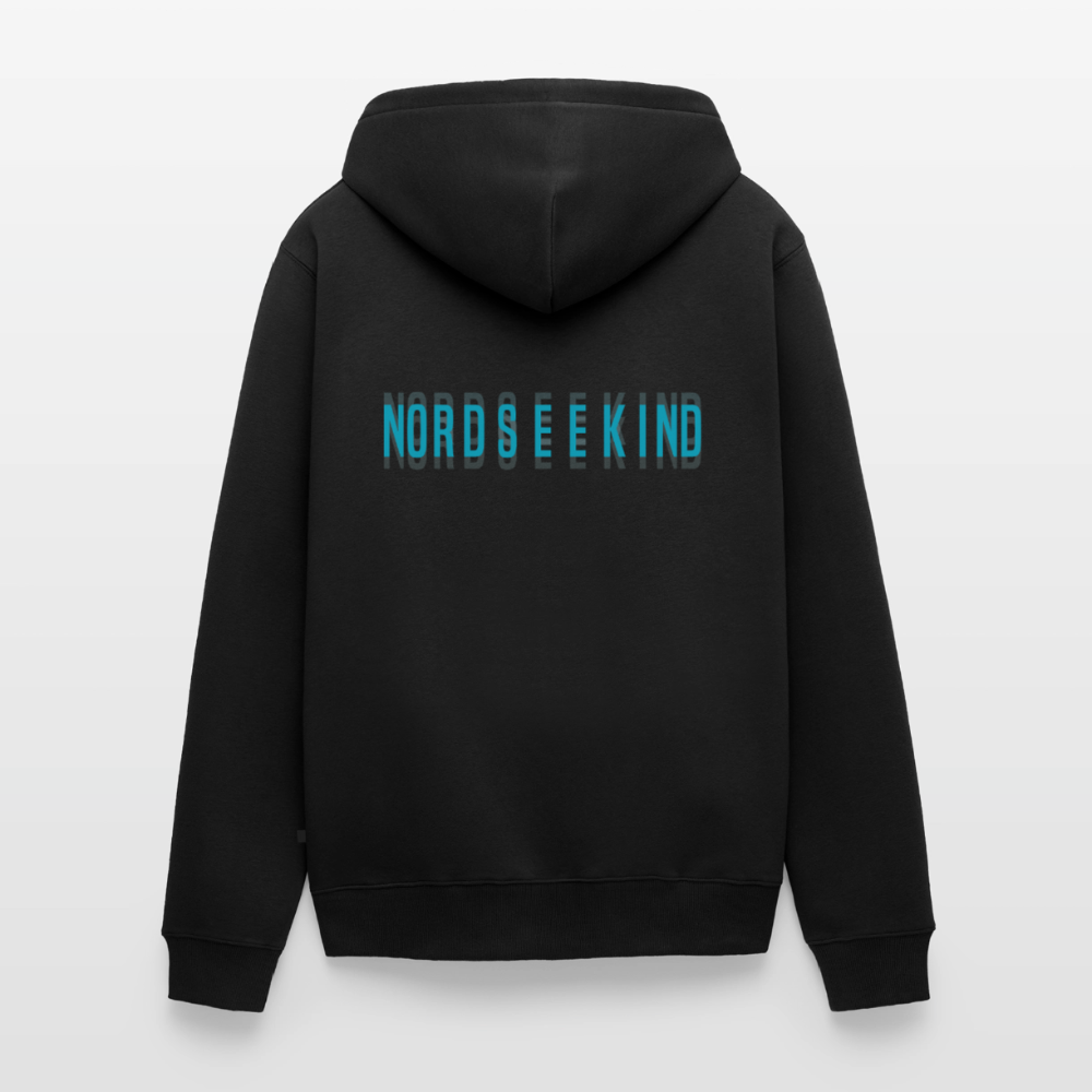 Nordseekind Herren Premium Kapuzenjacke - Schwarz