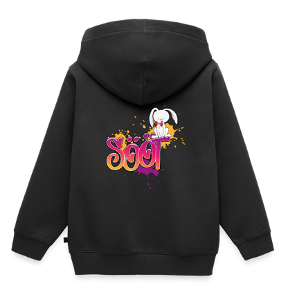 Kinder Premium Hoodie - sööt Haas - Schwarz