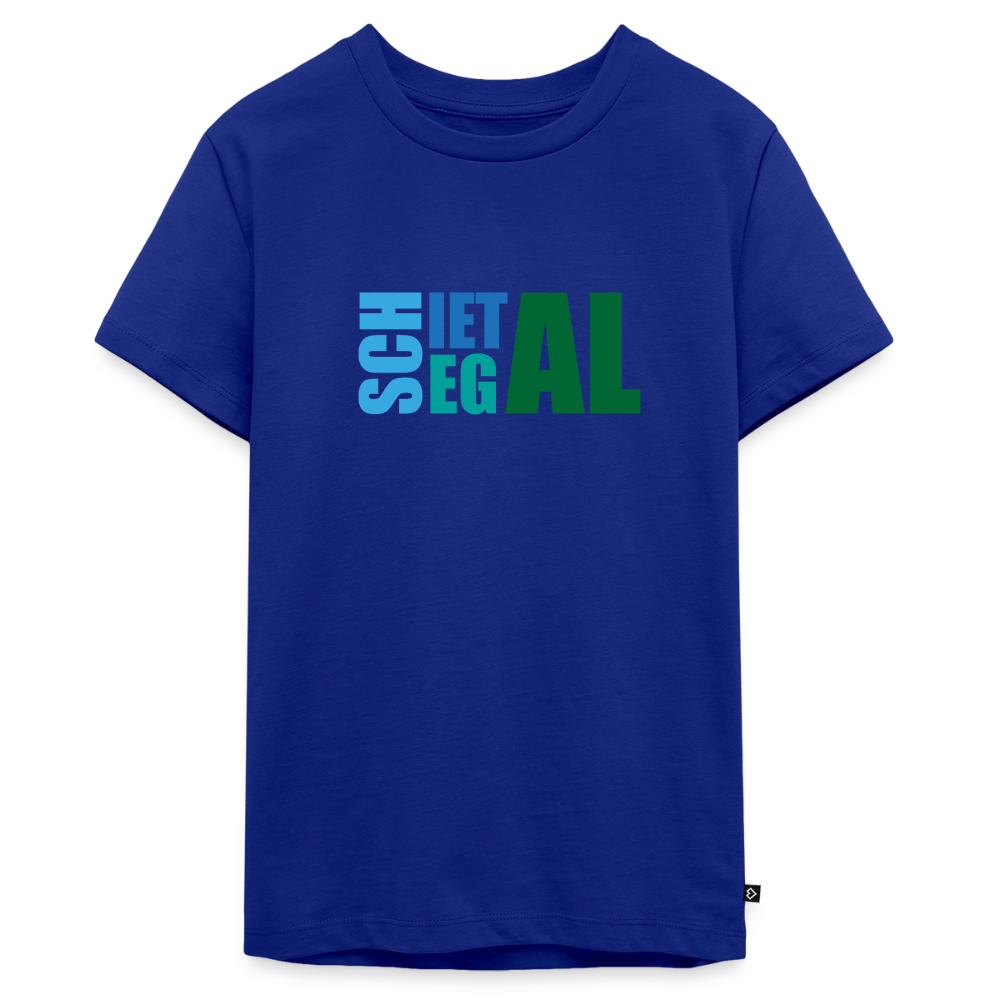 Teenager Premium T-Shirt "Schietegal" - Royalblau