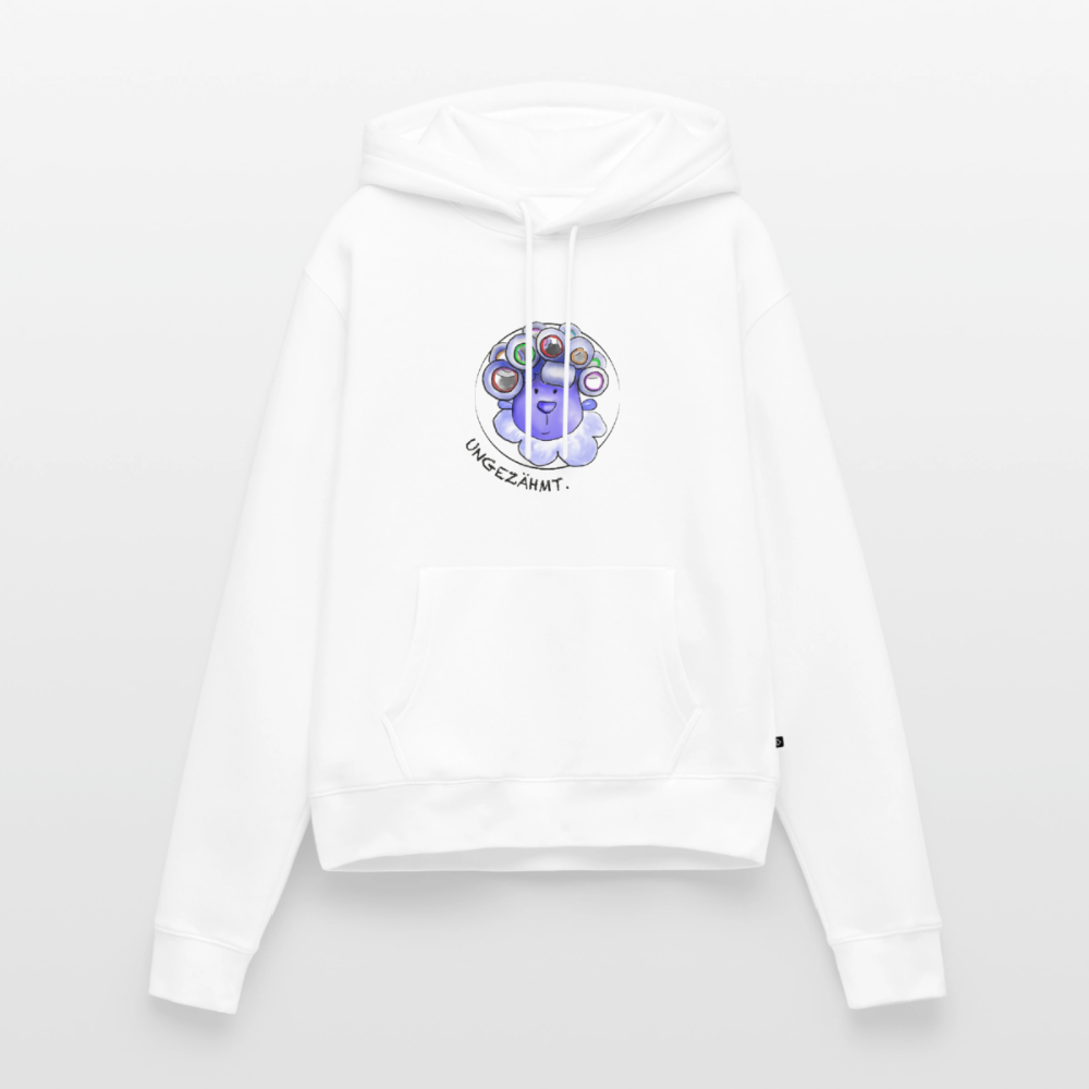 Damen Premium Hoodie - Schaf ungezähmt - Weiß