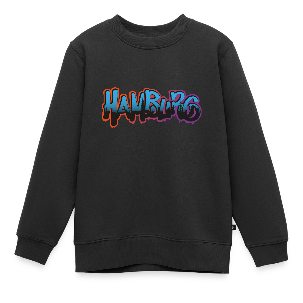 Kinder Premium Pullover - Hamburg - Schwarz