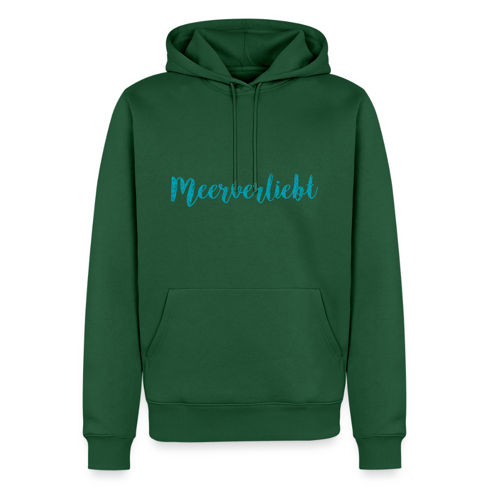 Herren Premium Hoodie - Meeverliebt - Flaschengrün