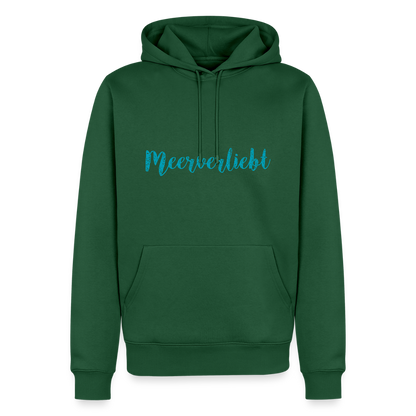 Herren Premium Hoodie - Meeverliebt - Flaschengrün
