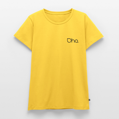 Oha rauen Premium T-Shirt - Sonnengelb