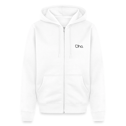 Oha Herren Premium Kapuzenjacke - Weiß