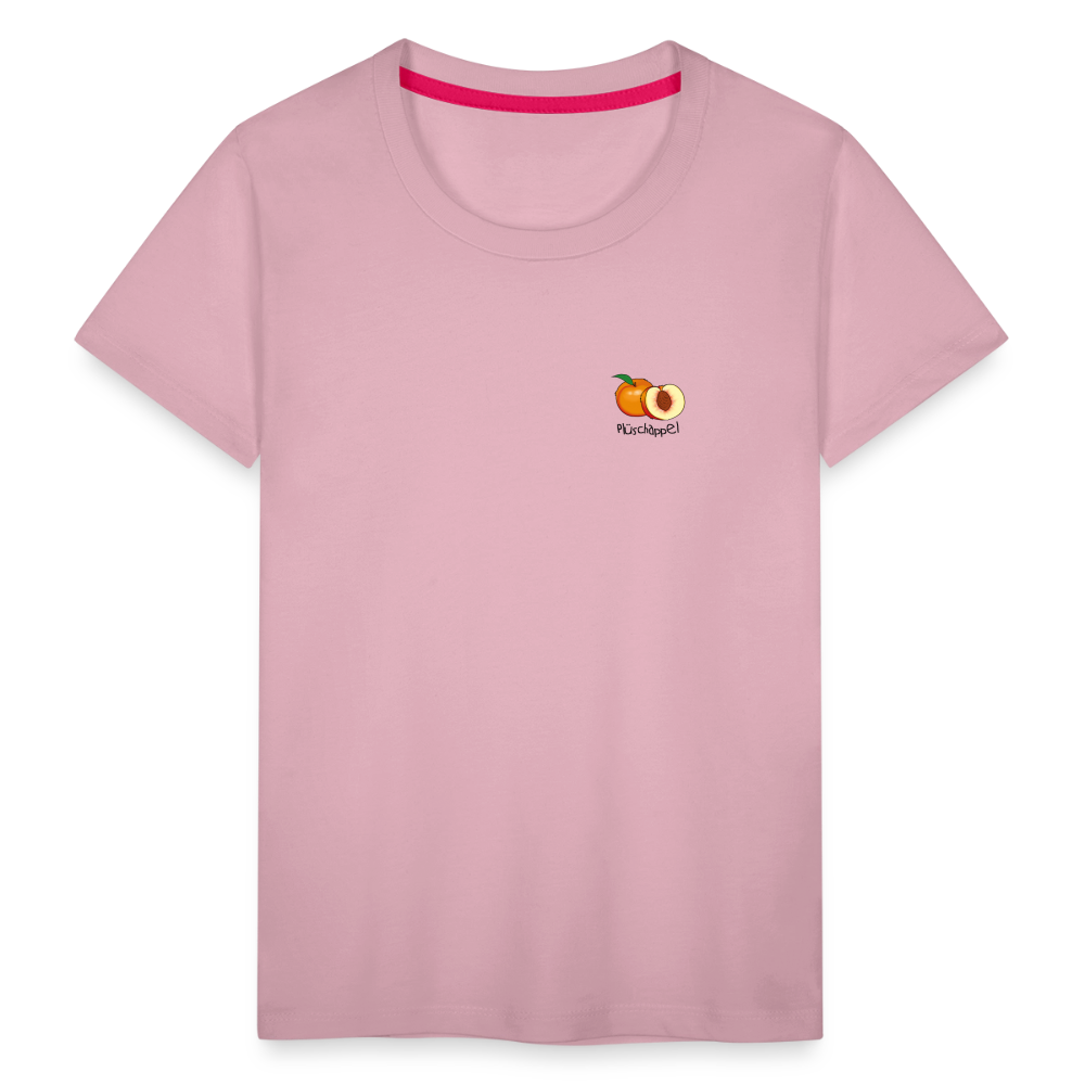 Kinder Premium T-Shirt - Plüschappel - Hellrosa