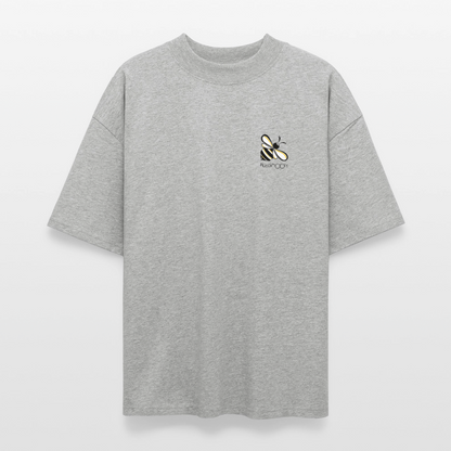 Unisex Oversize Bio-T-Shirt - Plüschmoors - Grau meliert