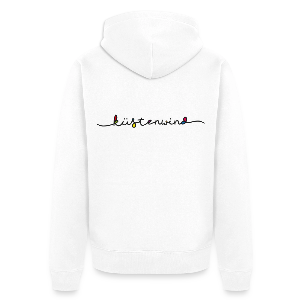 Küstenwind - Herren Premium Kapuzenjacke - Weiß