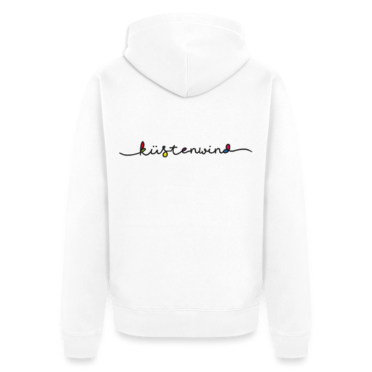 Küstenwind - Herren Premium Kapuzenjacke - Weiß