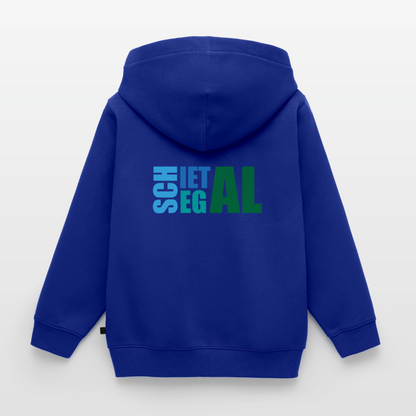 Kinder/Teenager Premium Hoodie "Schietegal" - Royalblau