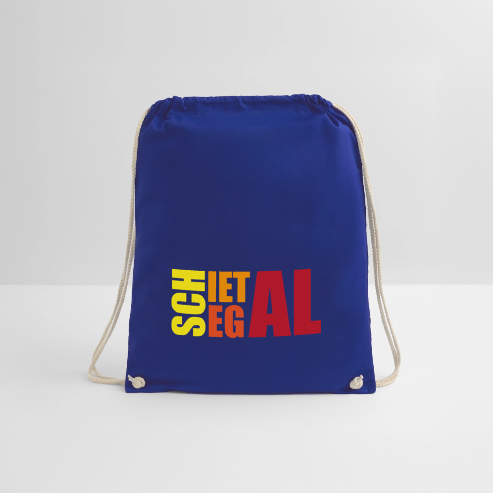 Turnbeutel - Schietegal Rot - Königsblau