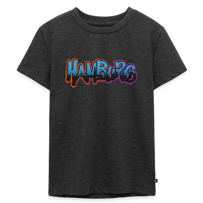 Kinder Premium T-Shirt - Hamburg - Anthrazit meliert