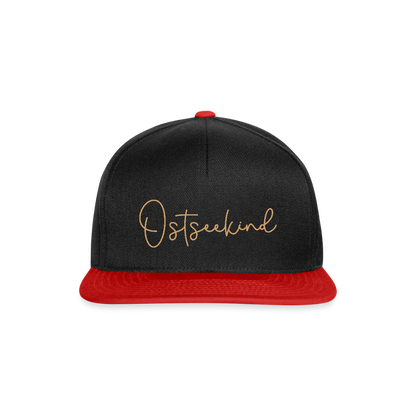 Snapback Cap - Ostseekind - Schwarz/Rot