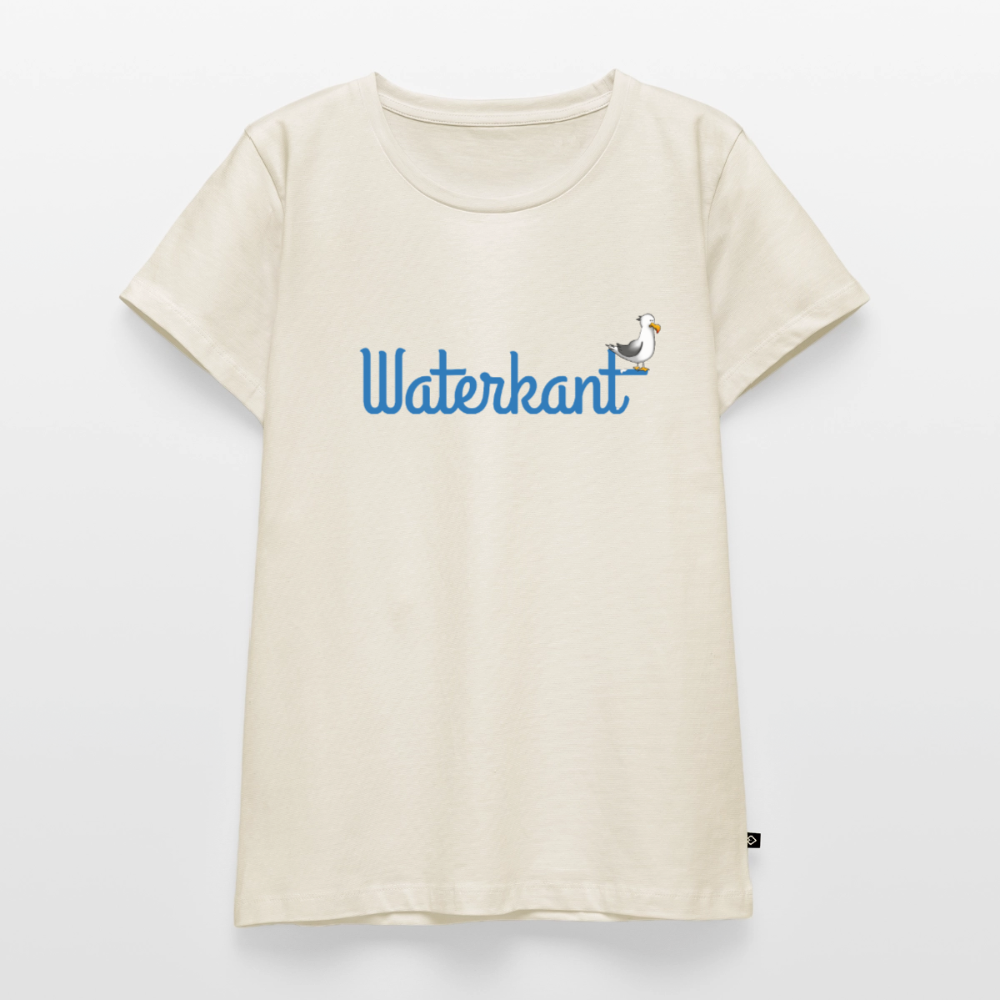Damen Premium Bio T-Shirt - Waterkant - Naturweiß