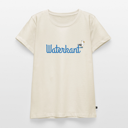 Damen Premium Bio T-Shirt - Waterkant - Naturweiß