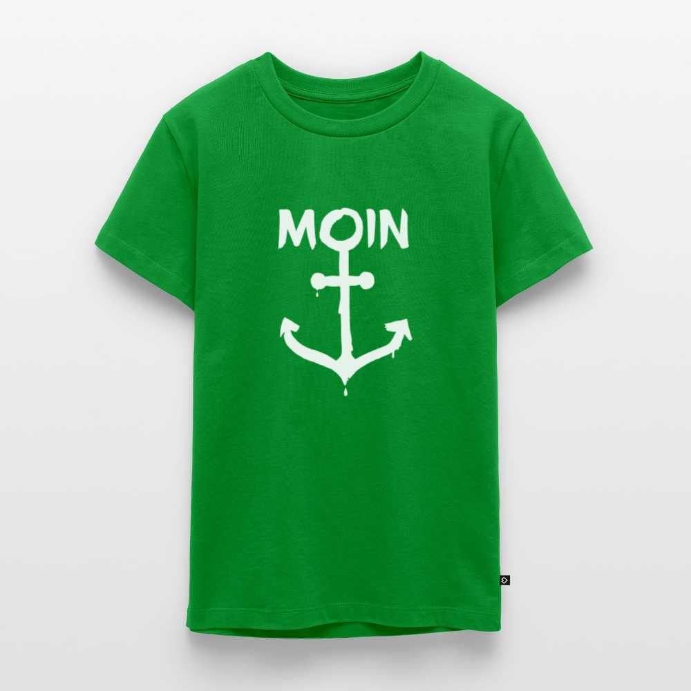 Teenager Premium T-Shirt - Moin Anker (weiss) - Grün