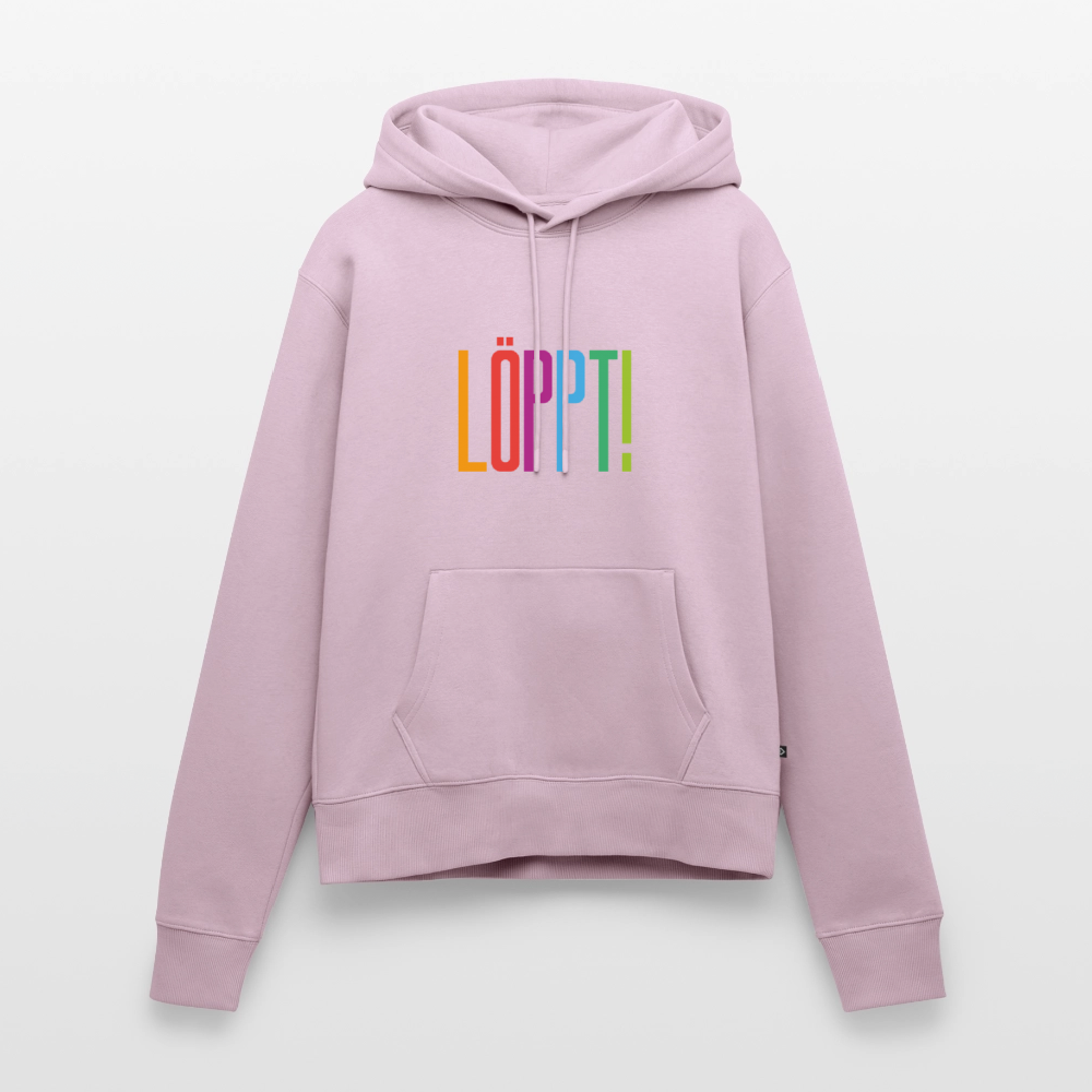 Damen Premium Hoodie - Löppt! - Altrosa