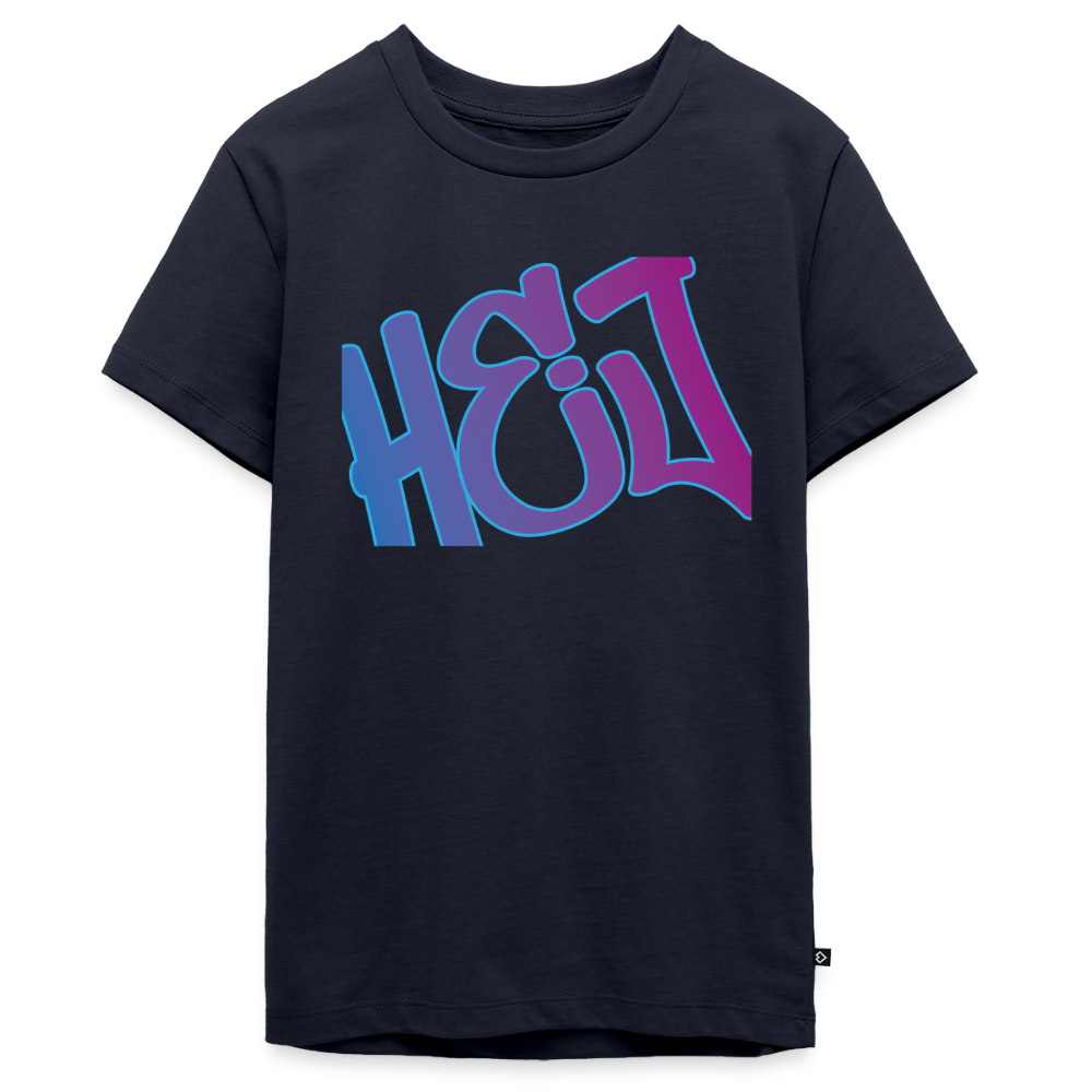 Teenager Premium T-Shirt "Hej" - Navy