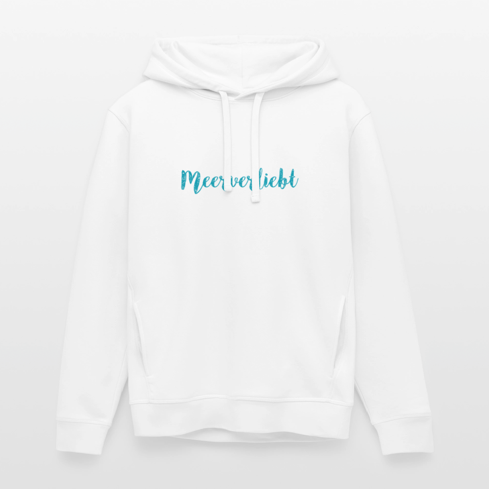 Unisex Bio-Hoodie - Meerverliebt - Weiß