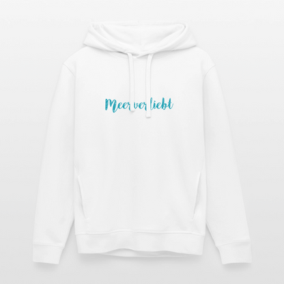 Unisex Bio-Hoodie - Meerverliebt - Weiß